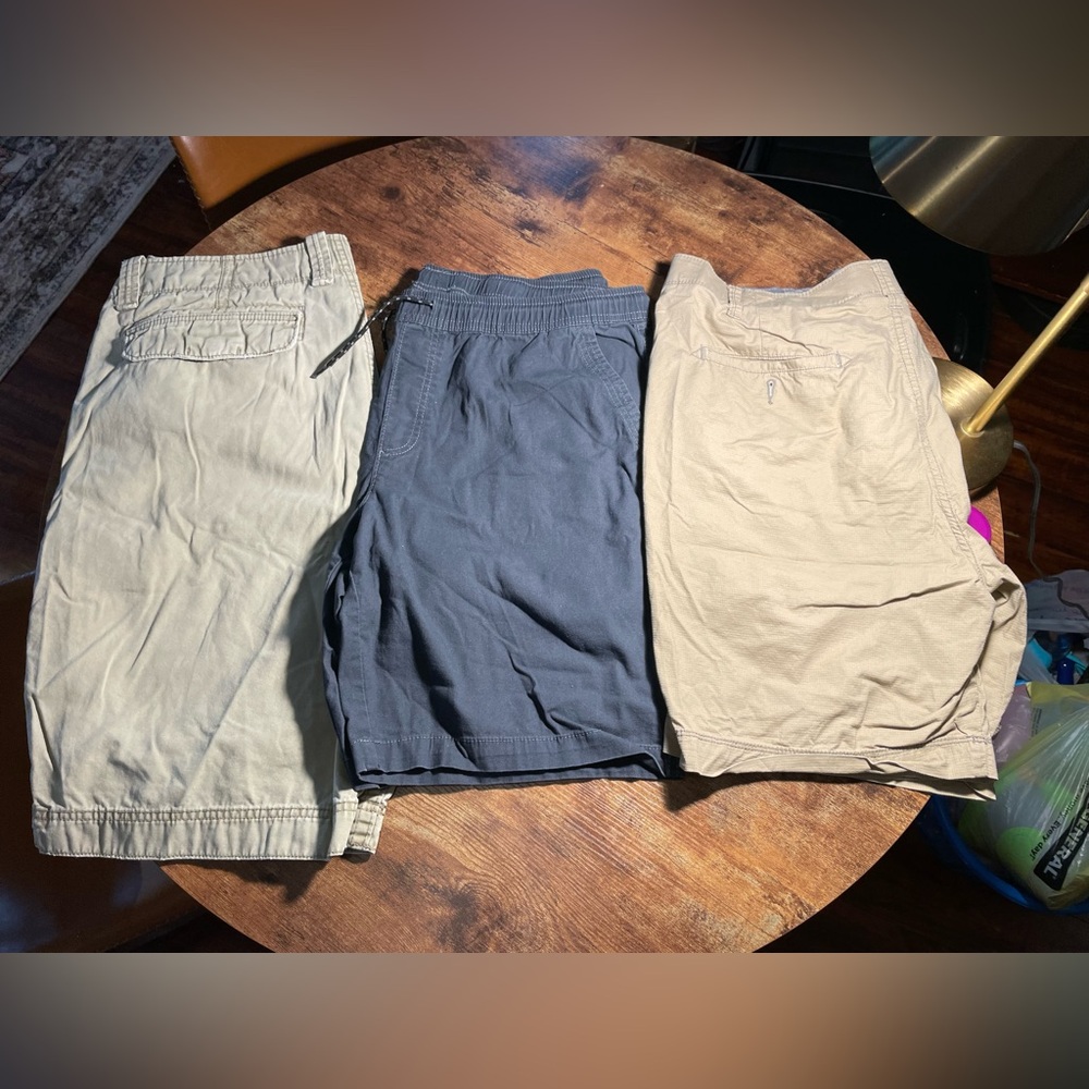 Men's Shorts - Tan, Navy, Khaki